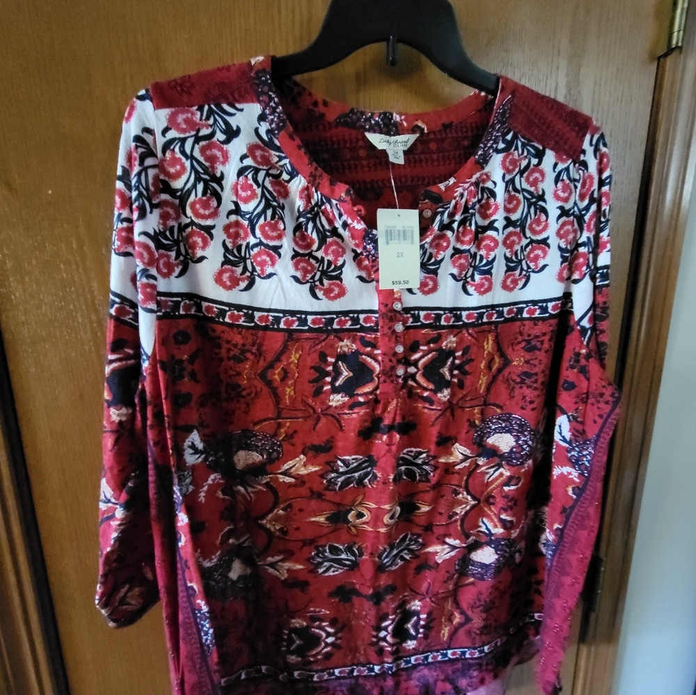 Lucky Brand Floral Shirt